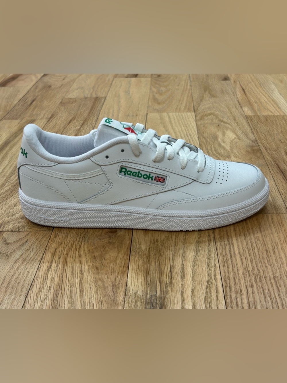 Reebok Club C 85 Vintage White Leather Sneaker